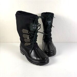 YUKON Avalanche Snow Boots Womens Size‎ 9 Black Insulated Removeable Lining NWOB